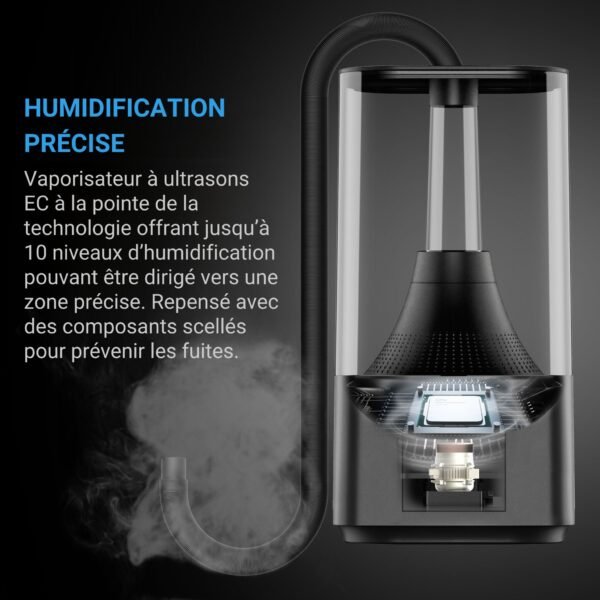 AC INFINITY CLOUDFORGE T3, Humidificateur, 4.5L, avec sonde, contrôle intelligent, brumisation ciblée – Image 4