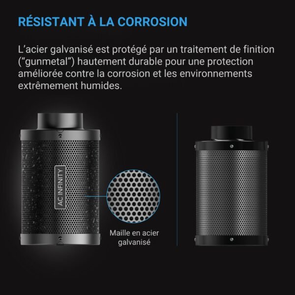 AC INFINITY Filtre à charbon actif, Charbon Australien, 200 mm – Image 4