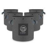 AC INFINITY Pots en textile réutilisables très résistants, 26.5 litres, lot de 5