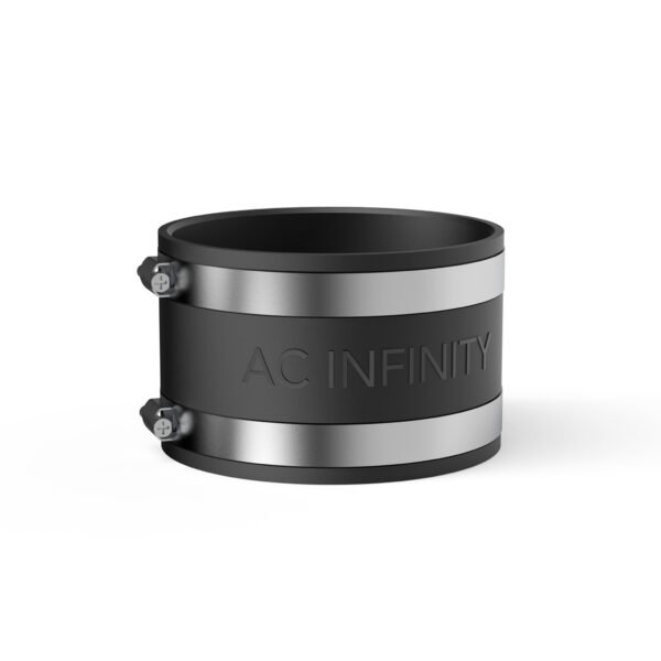 AC INFINITY Raccord en caoutchouc insonorisant avec colliers de serrage en acier inoxydable, 100 mm