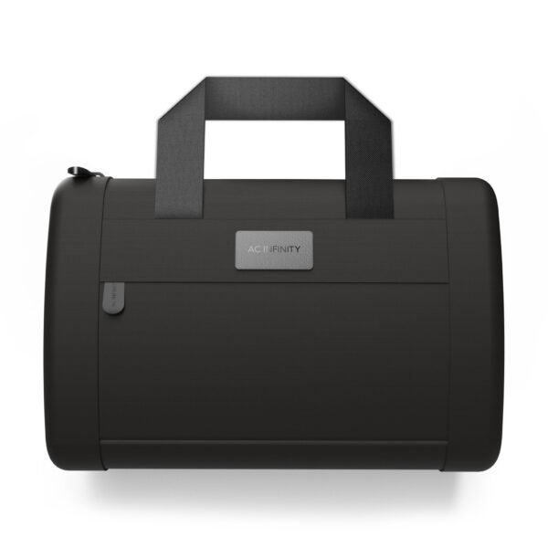 AC INFINITY Sac à main anti-odeurs, noir, avec tissu en nylon 900D et doublure en charbon actif