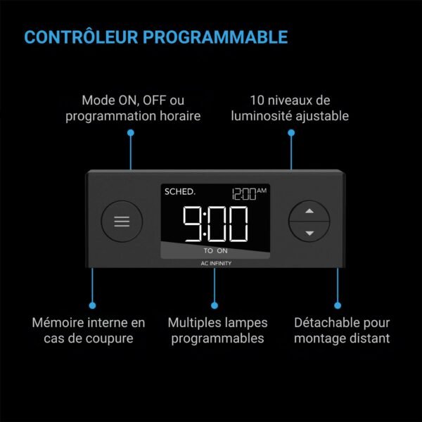 AC INFINITY IONBEAM S16, Barres LED à spectre complet, Samsung LM301H EVO, 40,7 cm – Image 3