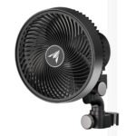 AC INFINITY CLOUDRAY S9, GEN 2, Ventilateur oscillant à pince pour tente de culture 225 mm avec 10 vitesses, moteur EC, oscillation auto