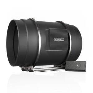 AC INFINITY CLOUDLINE PRO S8, Extracteur d’air silencieux avec contrôleur de vitesse, 1371 m³/h, 200 mm
