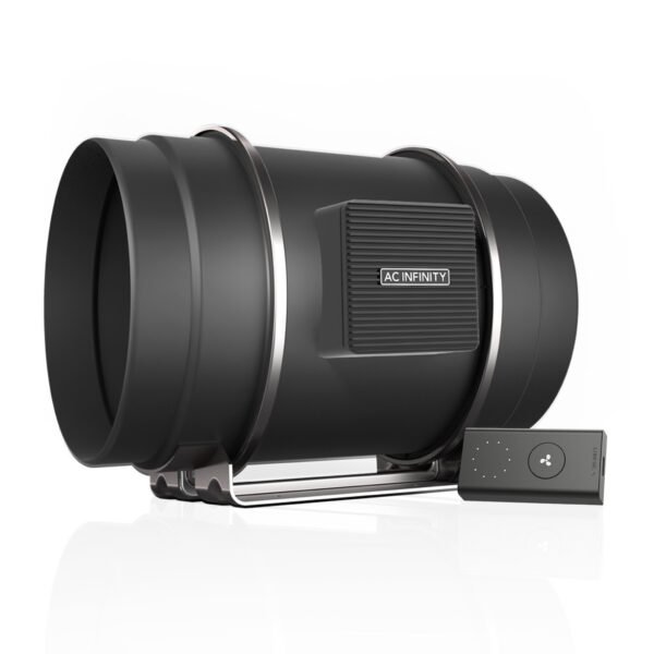 AC INFINITY CLOUDLINE PRO S8, Extracteur d'air silencieux avec contrôleur de vitesse, 1371 m³/h, 200 mm