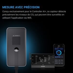 AC INFINITY Capteur CO2 + lumière pour Controller AI+