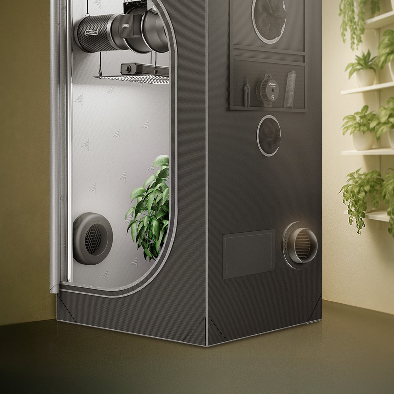 AC INFINITY Grille d'aération Ø150mm, Anti-Lumière et Anti-Poussière, Lot de 2 – Image 8