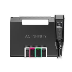 AC INFINITY Kit de Mesure Hydroponique PRO, Testeur de pH et EC avec Sonde Interchangeable