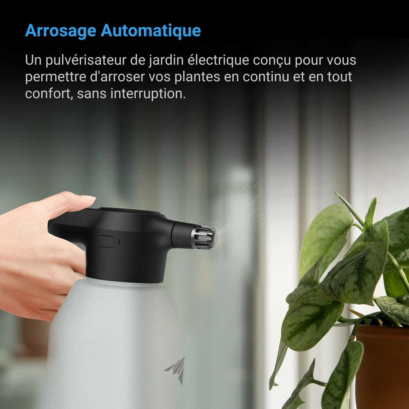 AC INFINITY Pulvérisateur Automatique Électrique, 2 Litres, Blanc – Image 2