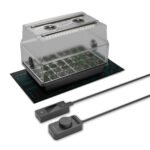 AC INFINITY Serre de germination et bouturage avec rehausse, éclairage LED et Tapis Chauffant, plateau 5x8
