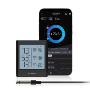 AC INFINITY Thermo-hygromètre Intelligent B1 avec Sonde Filaire